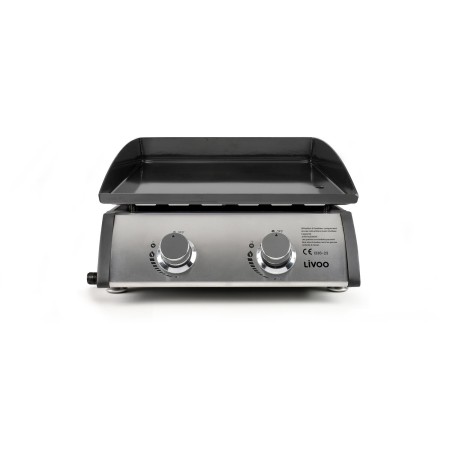 plancha à gaz 2 brûleurs - livoo LIVOO3523930105418