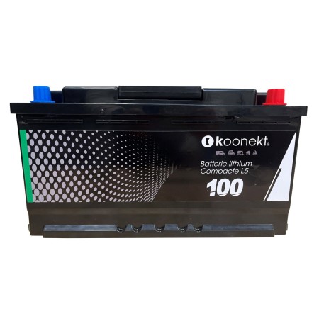 batterie lithium compacte 100ah - koonekt Koonekt3700628274506