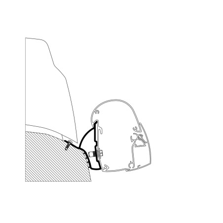 adaptateur de stores hymer car 302 - thule Thule5415182006712