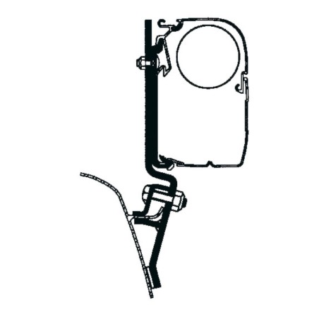 adaptateur de stores volkswagen t2 et t3 - thule Thule5415182003896