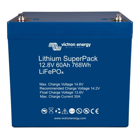 batterie litihum super pack 12,8v / 60ah m6 - victron Victron8719076047544