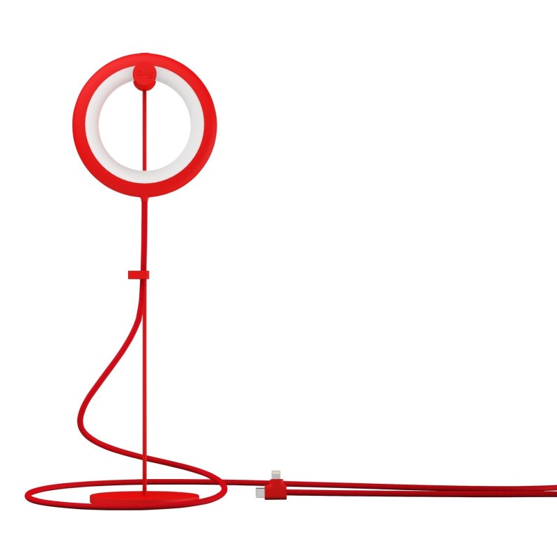 lampe nomade bird rouge - bily 4895228104687