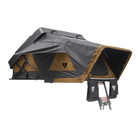 tente de toit mighty oak light 165 line-x camel - vickywood 4260357368147