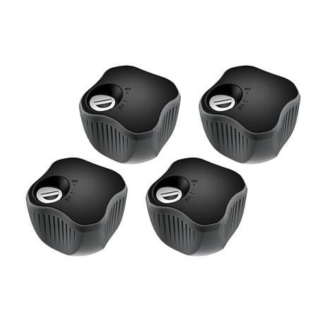 molettes verrouillables pour bras de fixation de cadre jeu de 4 - thule Thule7313020073804