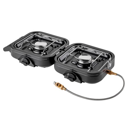 réchaud à gaz pliable 2 feux - kemper 8008004005901