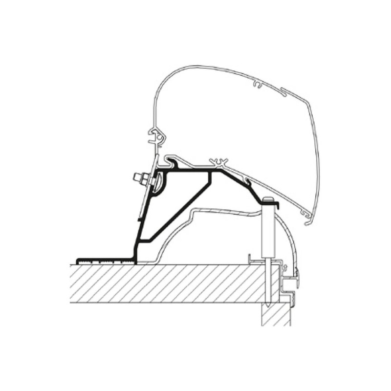 adaptateur de stores hobby caravan 2024 - thule Thule5415182072717