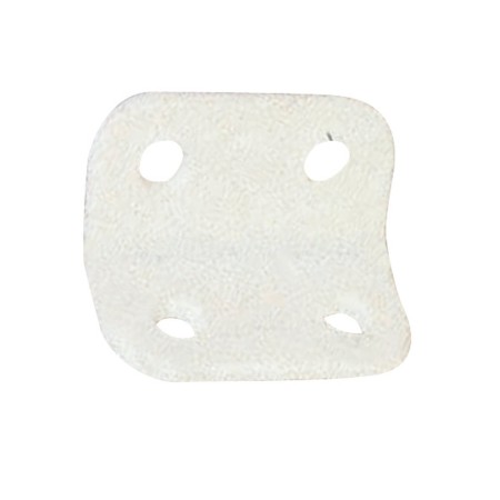 charnière plate nylon sans axe 40 x 40 mm blanche 3700628237976
