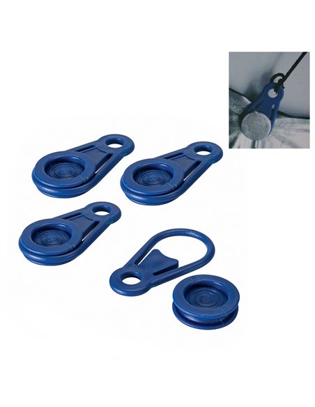 Jeu De 6 Clips De Type Pince Pour La Fixation Des Auvents Et Toiles. Ø0,44x8,3cm Benson - Equipe Ton camping-car - 8718375336885