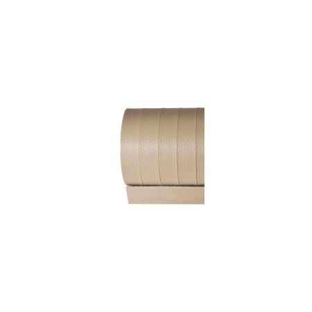 rideau de porte en similicuir 100 x 230 cm coloris beige - curtina4u 5214001399024