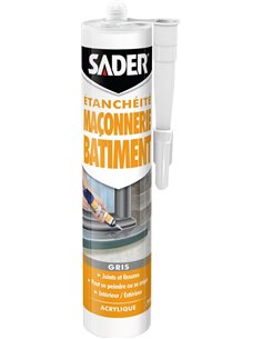 SADER Mastic maçonnerie NEW_280ml_gris - SADER - Equipe Ton camping-car - 3549212482015