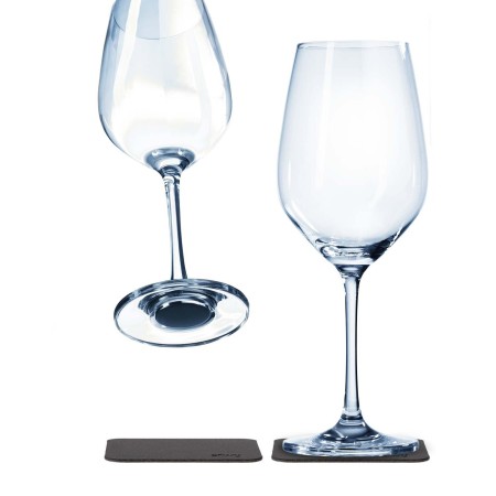 lot de 2 verres à vin en cristal aimantés - silwy Silwy4260439970169