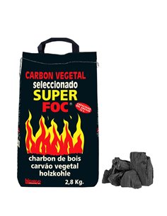 Sac Charbon Végétal 2,8kg Superfoc. - Equipe Ton camping-car - 8421531080026