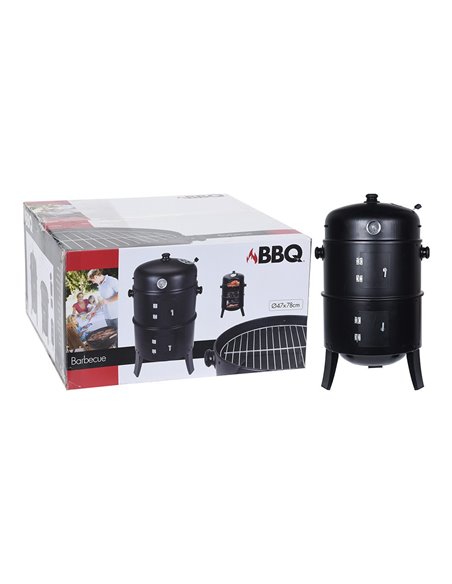 Barbecue Baril Pour Fumer Couleur Noire Bbq - Equipe Ton camping-car