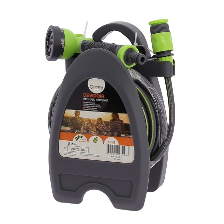 tuyau d'eau 10 m avec mini enrouleur - optima OPTIMA3700628270287