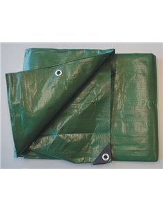 Bache ultra pro bicolore noir-vert 5 x 8 m - ref  2416 - Equipe Ton camping-car - 3481880024169