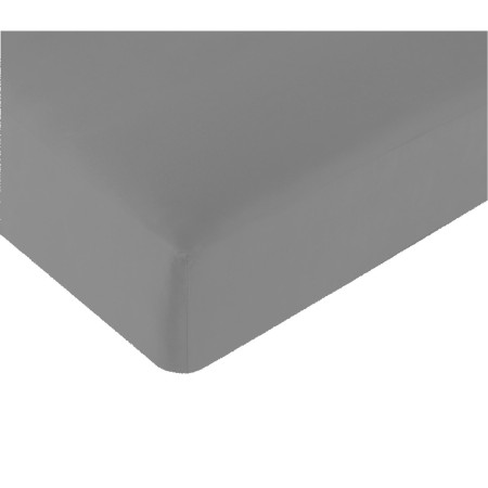 drap housse en lyocell gris 140 x 190 cm pour lit central - incasa INCASA3700628268468