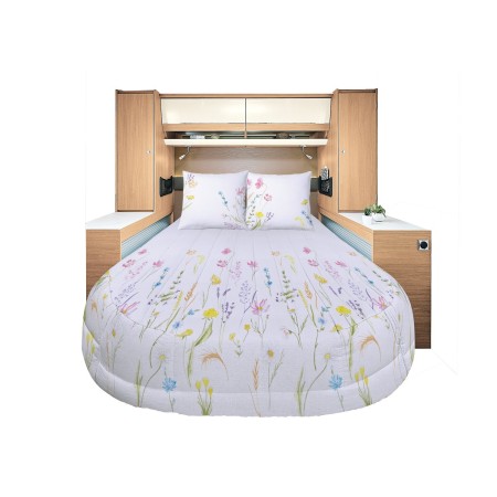prêt à dormir all seasons lyocell et percale floralie 140 x 190 cm - incasa INCASA3700628267829