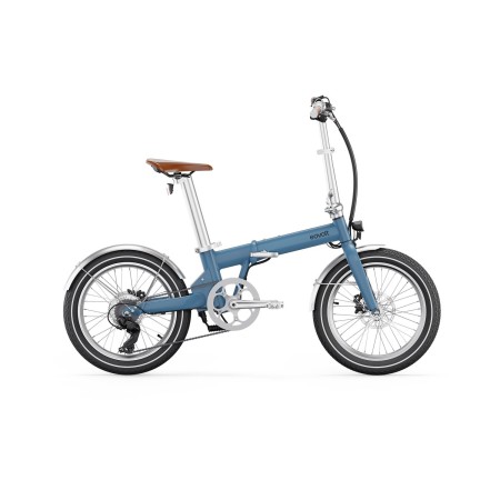 vélo à assistance électrique pliant 20'' afternoon modèle 2023 v2 bleu satin vintage - eovolt Eovolt