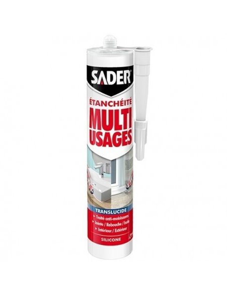 Silicone Multi-usages 280ml blanc - SADER - Equipe Ton camping-car