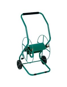 Dévidoir enrouleur sur roue pour tuyau d'arrosage 560 x 1150 x 510 maxi 120 mêtres - CAP VERT - Equipe Ton camping-car