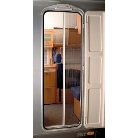 moustiquaire de porte en plissé remicare ii l 650 x l 2000 cadre 58 caravane - remis Remis4031701778550