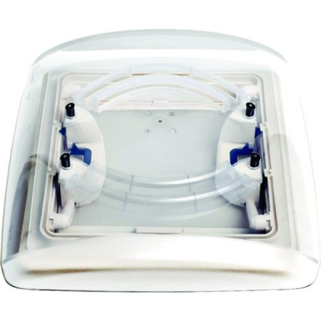 Lanterneau à poignées Design 28x28 blanc 