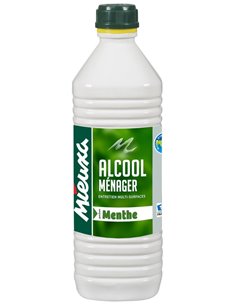 Alcool Menager Menthe    Litre - MIEUXA - Equipe Ton camping-car - 3256630036019