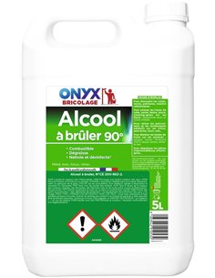 Alcool à bruler 90 bidon 5 litres - ONYX - Equipe Ton camping-car - 3183941146505