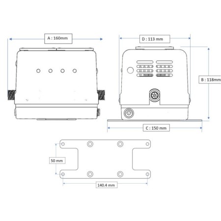 Purificateur d'eau UV-C Oji Camp 8L/min  - UVOJI 3683080519449