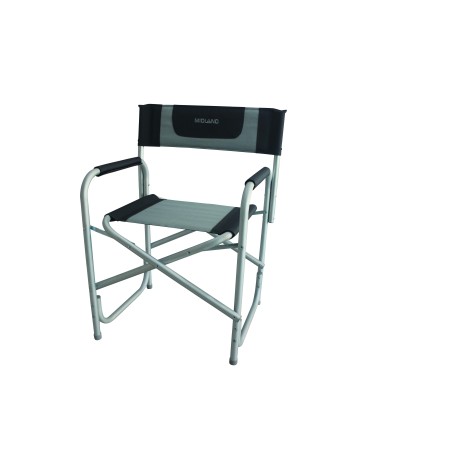 Fauteuil Director Noir/Gris - MIDLAND  MIDLAND3700628245940