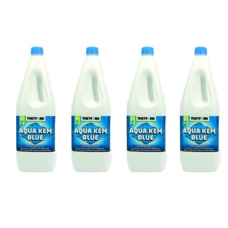 Lot de 4 Aqua Kem Blue Flacon 2 litres - AQUA KEM Générique