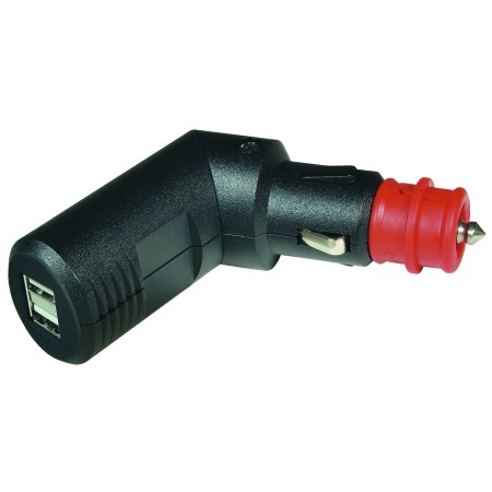 Fiche Orientable 2xusb 12/24 Volts Générique8033123266826