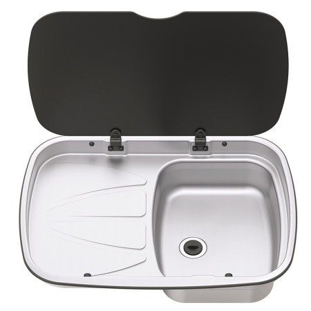 Evier couvercle Argent Sink Version gauche - Thetford Thetford5060252081078