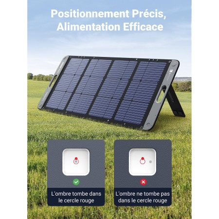 Pack complet station d'énergie 1200 Watts + panneau solaire 200 watts + sacoche - UGREEN UGREEN