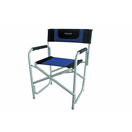 Fauteuil Director Noir/Bleu - MIDLAND  MIDLAND3700628245933
