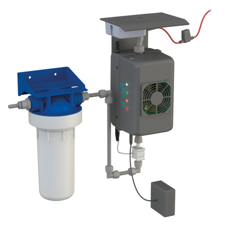 Pack Purificateur d'eau UV-C et charbon actif Oji Pure 16L/min pour camping-car - UVOJI 3683080518428