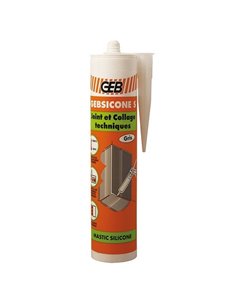 890053 gebsicone s mastic silicone gris cartouche 310ml - Equipe Ton camping-car - 3283988900532