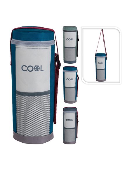 Sac Isotherme Pour Bouteilles De 1,50 L. Ø12x34cm Couleurs Assorties. Cool - Equipe Ton camping-car - 8720573116794