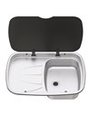 Evier couvercle Argent Sink Version gauche - Thetford - Equipe Ton camping-car - 5060252081078