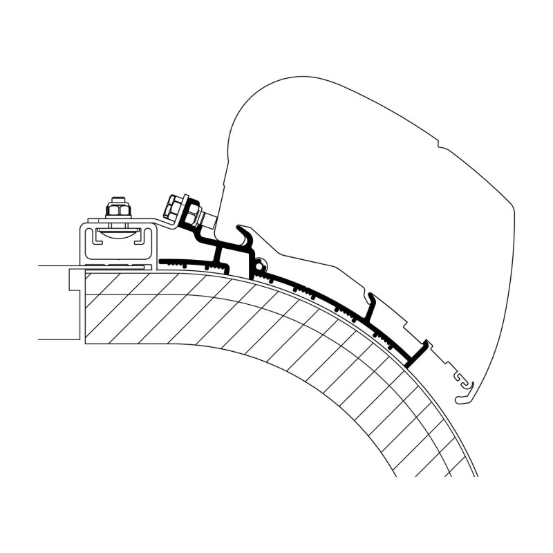 adaptateur de stores rapido distinction 6 m - thule Thule5415182046213
