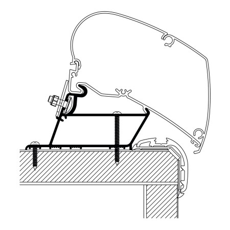 adaptateur de stores malibu 4,5 m - thule Thule5415182046374