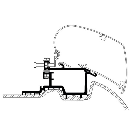 adaptateur de store crafter de 2007 à 2016 - thule Thule5415182005067