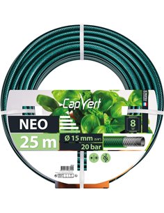 Tuyau d'arrosage neo 15mm x 25 mêtres - CAP VERT - Equipe Ton camping-car - 3600075086205