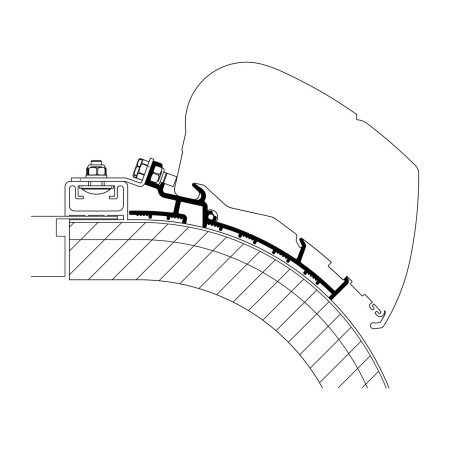 adaptateur de stores rapido distinction 4,5 m - thule Thule5415182042376