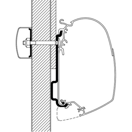 adaptateur de stores eden allegro avant 2010 standard - thule Thule5415182004145