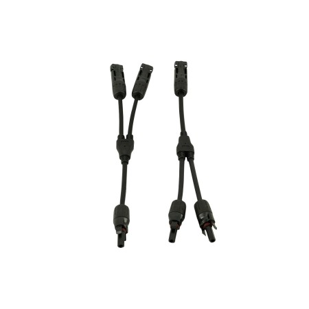 raccord mc4 avec cordon pour panneaux solaires 2 entrées - eza EZA3700628258148