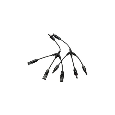 raccord mc4 avec cordon pour panneaux solaires 3 entrées - eza EZA3700628258155