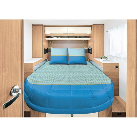 prêt à dormir paon 160x200 cm lit central - incasa INCASA3700628247135