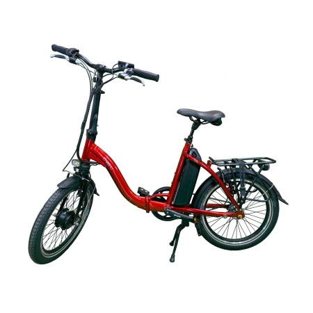 vélo à assistance électrique pliant folky rouge 16ah - vepli 3700628271154