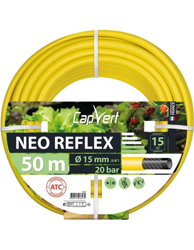 Tuyau d'arrosage neo reflex 15mm x 50m - CAPVERT - Equipe Ton camping-car